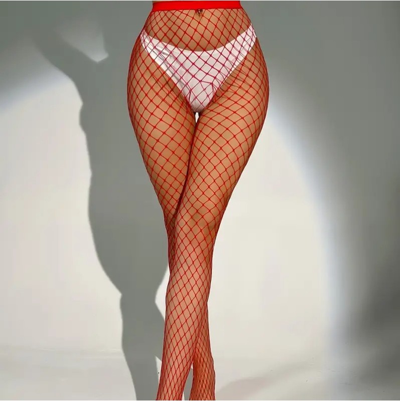 Fishnet Tights Love Market 2 Red
