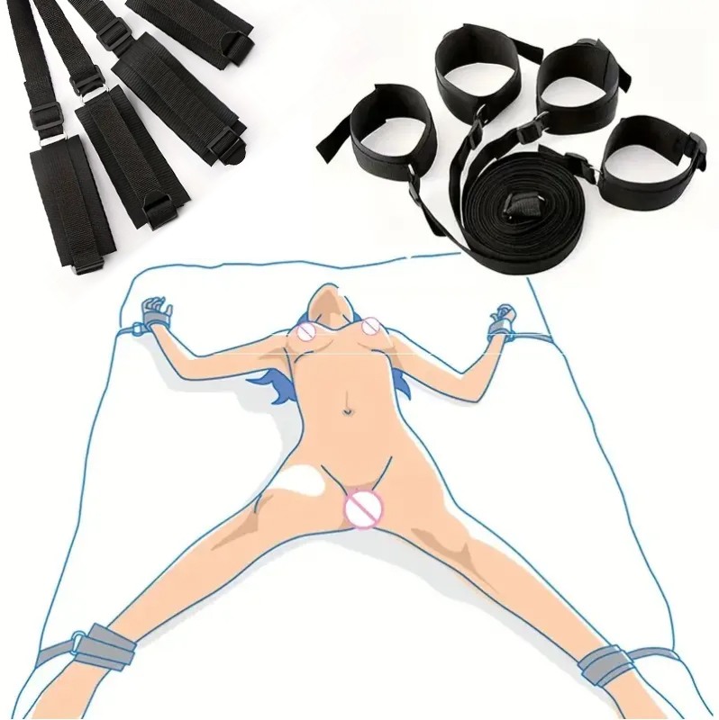 Bed Restraint Kit Love Market Black