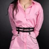 Ζώνη Harness με Αλυσίδες Xenia Μαύρη