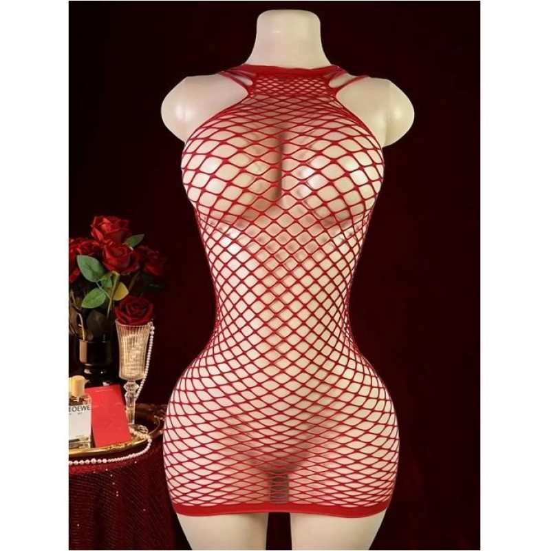 Cover Up Dress Gilda Red