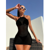 Love Market Halter Dress Sara Black Dresses