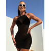 Love Market Halter Dress Sara Black Dresses