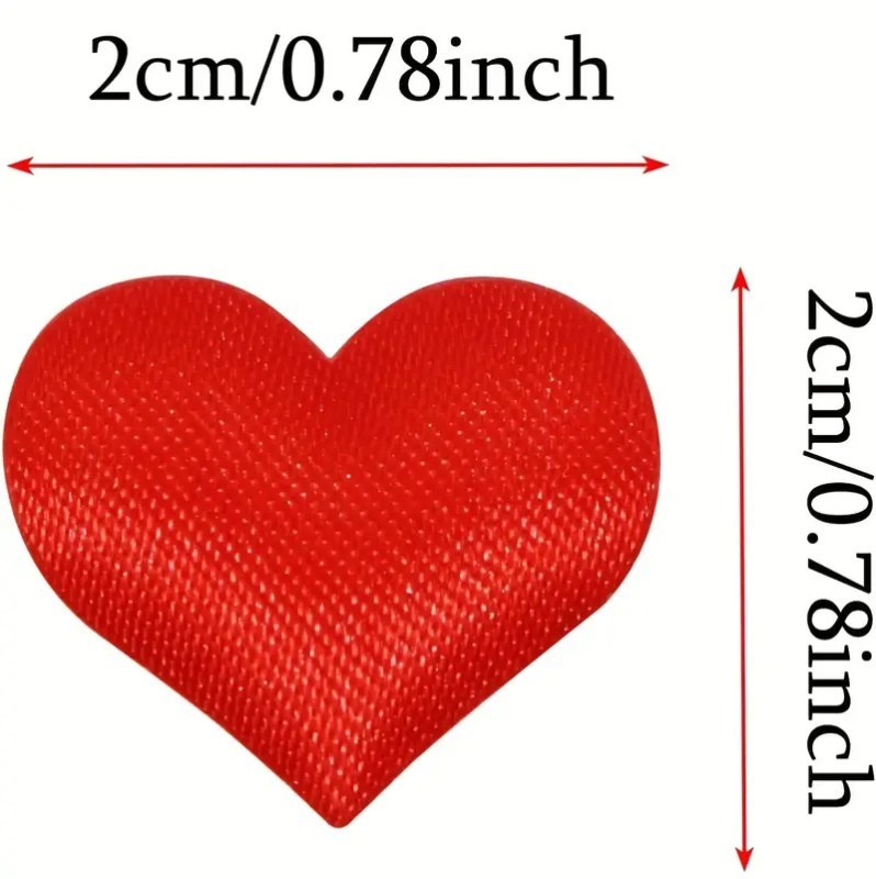 Heart-shaped Petal Confetti Red 100pcs 