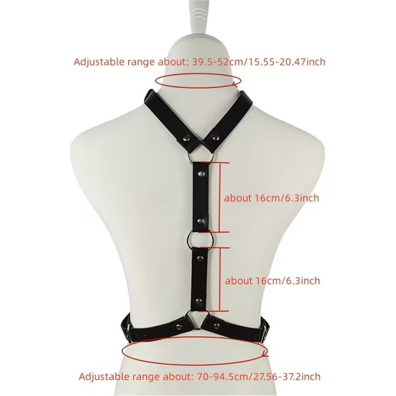 Love Market Collar & Wrist Cuffs Harness Love Market Black Restraints