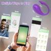 Vibrating Smart Egg With APP Control Purple