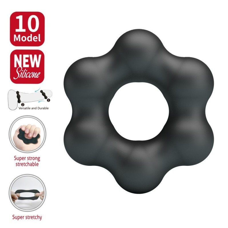 Cock Ring Crazy Bull Clauzell Black