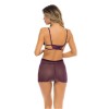 Babydoll Set Rene Rofe Sneak Peak Purple 