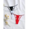 Lace String Set  Reva Heart 3pcs