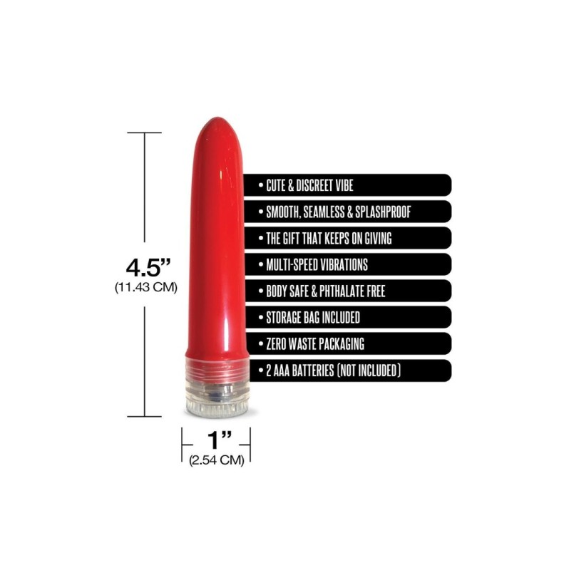 Mini Vibrator Global Novelties I Didn't Know Your Size Red