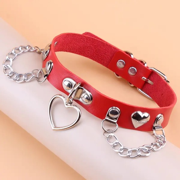 Collar Love Market Avant Garde Red