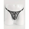 Love Market Mens String Floral Chic Black Strings