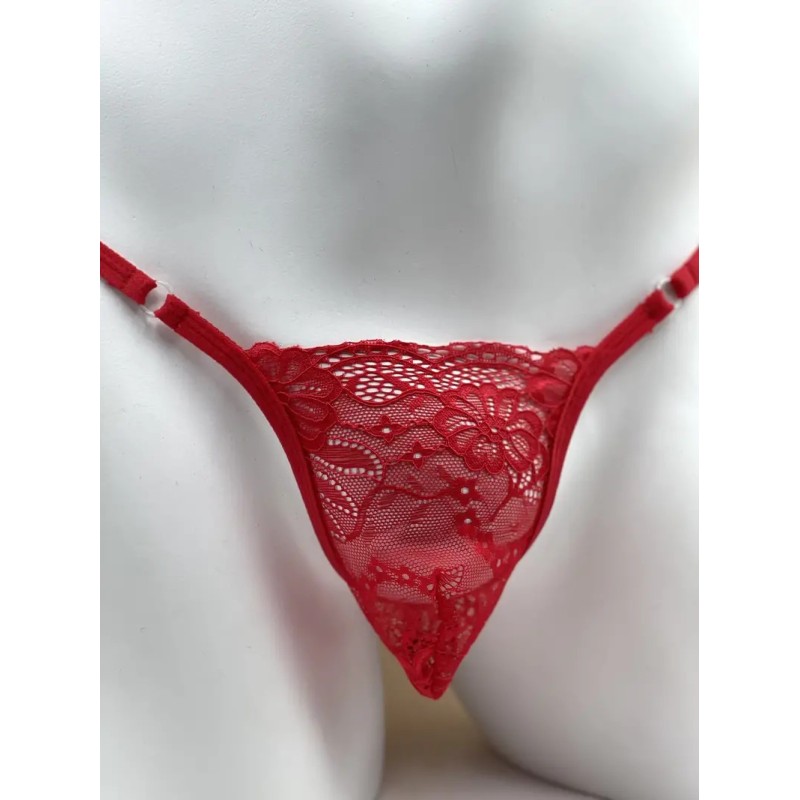 Love Market Ανδρικό Στρινγκ Lacy Dream Κόκκινο Strings