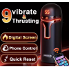 Αυνανιστήρι Thrusting με App & Πολλαπλές Λειτουργίες Love Market Μαύρο Love Market Αυνανιστήρι Thrusting με App & Πολλαπλές Λειτουργίες Love Market Μαύρο Αυνανιστήρια με δόνηση