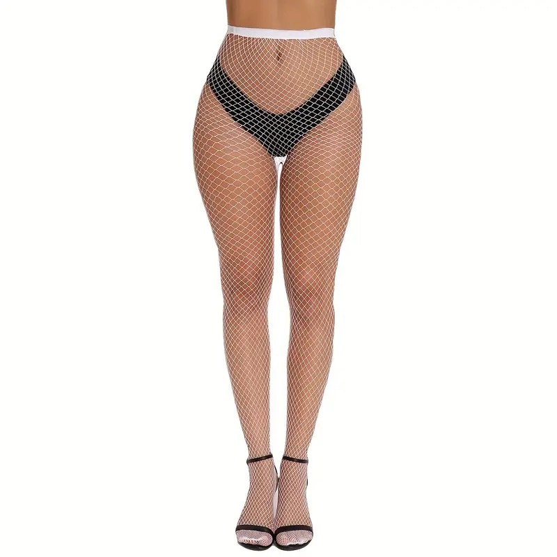Love Market Fishnet Tights Love Market White Pantyhoses
