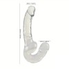 Double Strap-on Dildo Love Market Clear Love Market Double Strap-on Dildo Love Market Clear Womens Strap-On