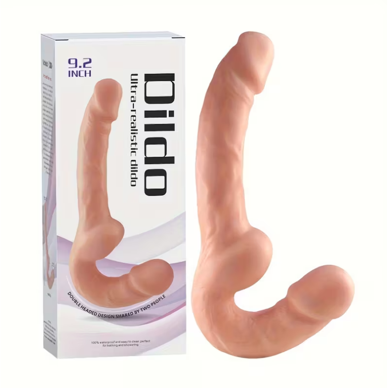 Double Strap-on Dildo Love Market Nude Love Market Double Strap-on Dildo Love Market Nude Womens Strap-On