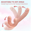 Double Strap-on Dildo Love Market Nude Love Market Double Strap-on Dildo Love Market Nude Womens Strap-On