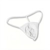Mens Thong Sheer White