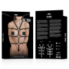 Fetish Submissive Leather Bondage Harness Fetish Submissive Black Restraints