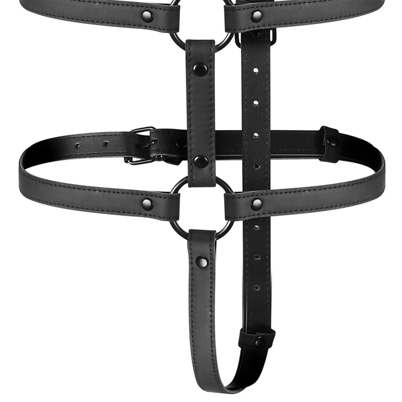 Fetish Submissive Leather Bondage Harness Fetish Submissive Black Restraints