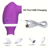 Clitoral Vibrator 2 in 1 Love Market Pearl Purple Love Market Clitoral Vibrator 2 in 1 Love Market Pearl Purple Clit Toys