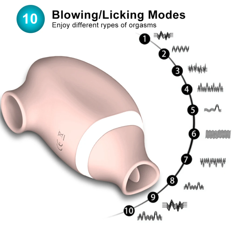 Clitoral Vibrator 2 in 1 Love Market Pearl Nude Love Market Clitoral Vibrator 2 in 1 Love Market Pearl Nude Clit Toys