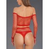 Love Market 2 Piece Long-sleeved Set Love Market Flavia Red Underwear Set
