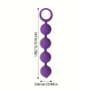Love Market Anal Beads Love Market Chain Purple Anal Balls