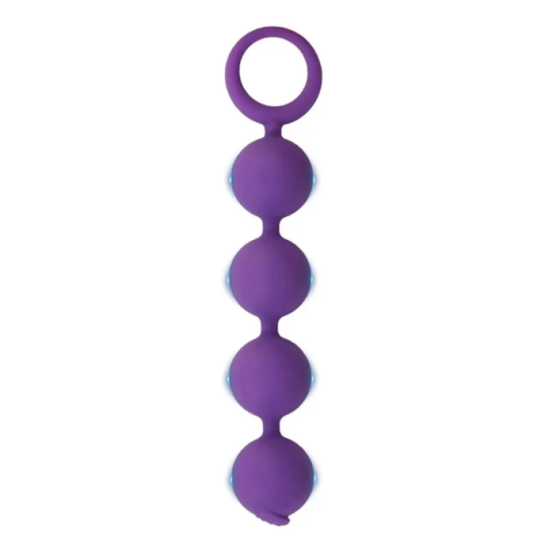 Love Market Anal Beads Love Market Chain Purple Anal Balls