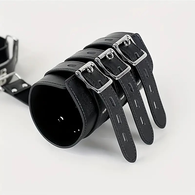 Love Market Δεσμά Δερματίνης Bondage Love Market Μαύρα Δεσίματα
