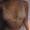 Bust Chain Rhinestone Beauty Silver Love Market Bust Chain Rhinestone Beauty Silver Chokers & Hairbands