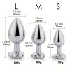 Love Market Butt Plug With Heart Jewel Trainer Kit Pink Non-Vibrating butt plugs