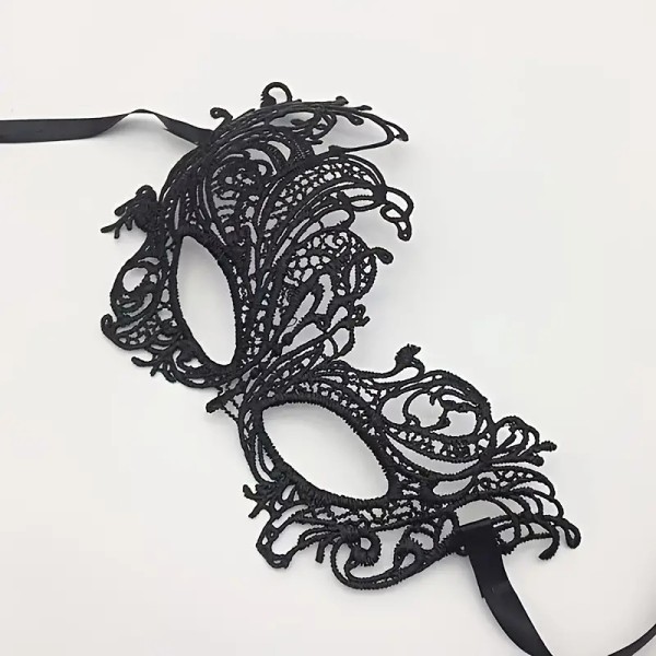 Μάσκα Ματιών Lacey 2 Μαύρη Μάσκα Ματιών Lacey 2 Μαύρη