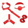 Love Market Gag With Hand Cuffs Love Market Red Ball Gags