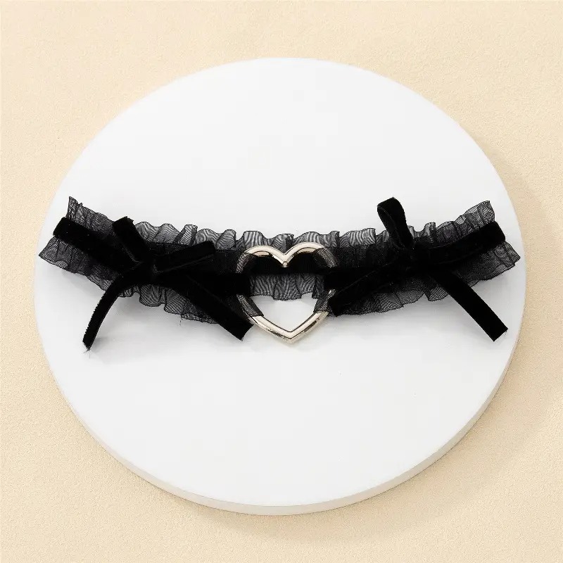 Love Market Garter Love Market Coquette Black Garters & Garter Belts