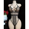 Love Market Halter Fishnet Body Vera Black Bodies