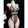 Love Market Halter Fishnet Body Vera Black Bodies