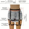 Love Market Ζαρτιέρα Harness Ρυθμιζόμενη Heavy Μαύρη Harnesses