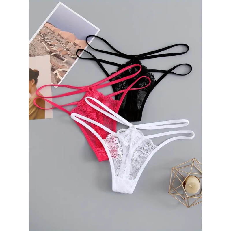 Love Market Lace String Set Cutie 3pcs Strings
