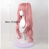 Love Market Ροζ Μακριά Περούκα με Αφέλειες Anime Περούκες