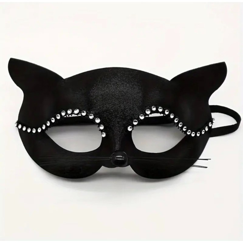 Love Market Mask Cat Mystery Black Masks