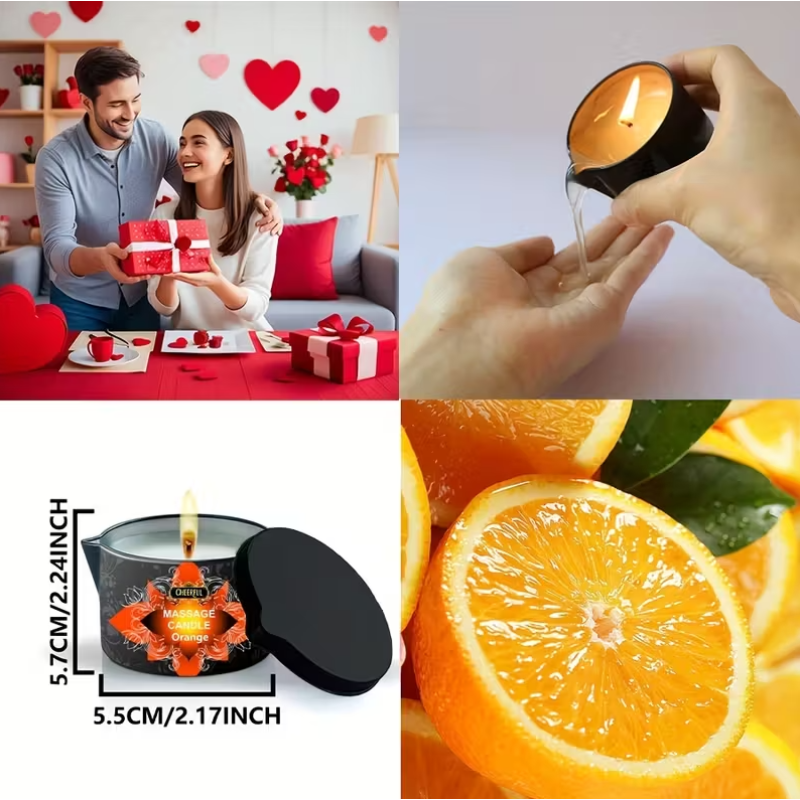 Love Market Massage Candle Evoduck Orange Oils & Candles