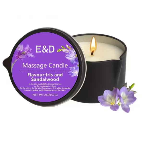 Κερί Μασάζ Evoduck Iris & Sandalwood