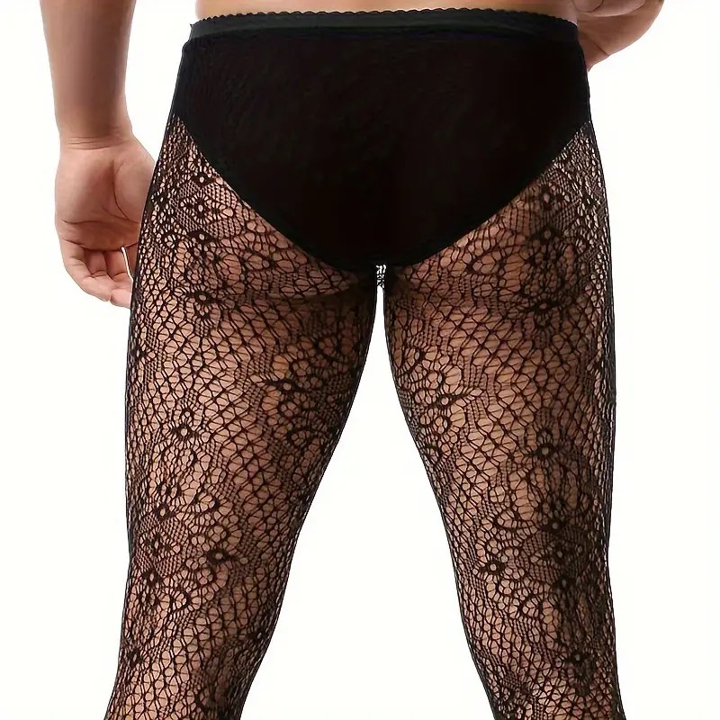 Love Market Mens Fishnet Pantyhose Sia Black Bodies
