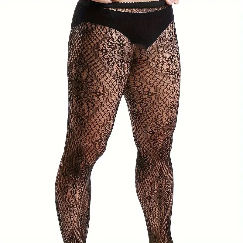 Love Market Mens Fishnet Pantyhose Sia Black Bodies