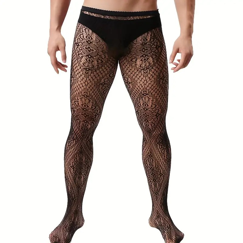 Love Market Mens Fishnet Pantyhose Sia Black Bodies