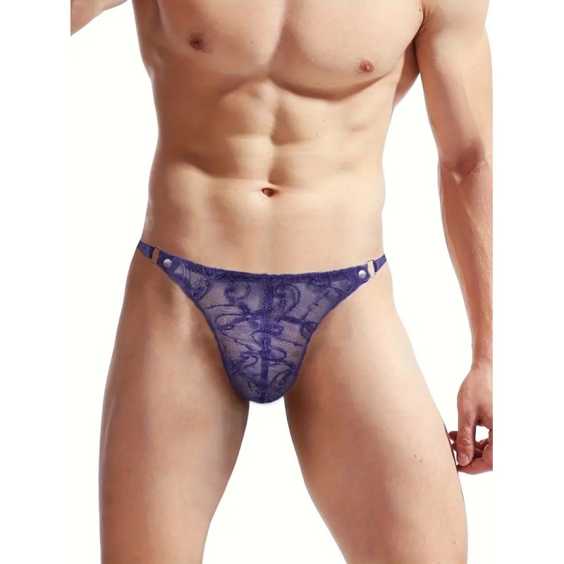 Love Market Mens String Floral Chic Lilac Strings