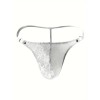 Love Market Mens String Floral Chic White Strings