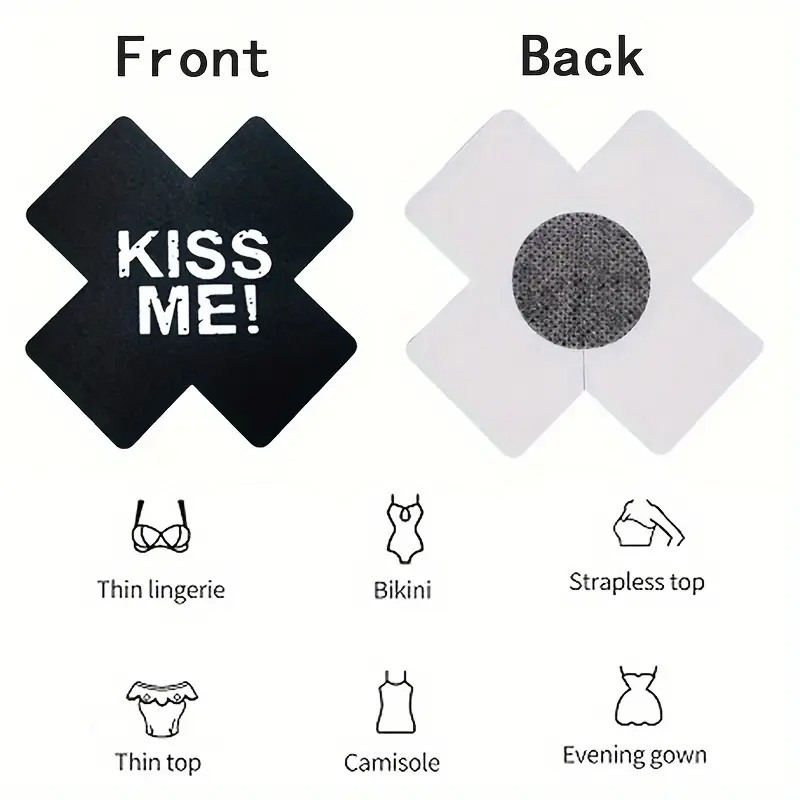Nipple Stickers Set Love Market Cross 12pcs Love Market Nipple Stickers Set Love Market Cross 12pcs Nipple Covers