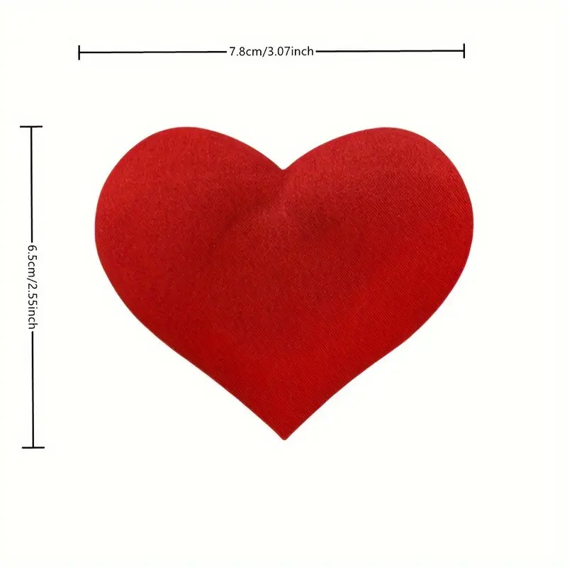 Love Market Σετ Αυτοκόλλητα Θηλών Love Market Hearts 2τμχ Διακοσμητικά Θηλών